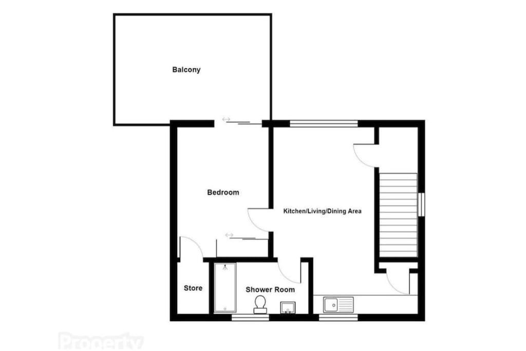 Skippingstone Beach Loft With Amazing Sea Views بانغور المظهر الخارجي الصورة